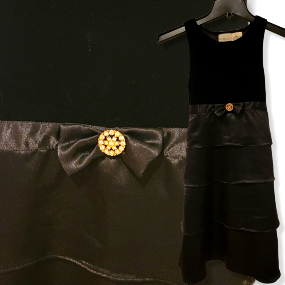 Girls Layered Sleeveless Dress - Size 8